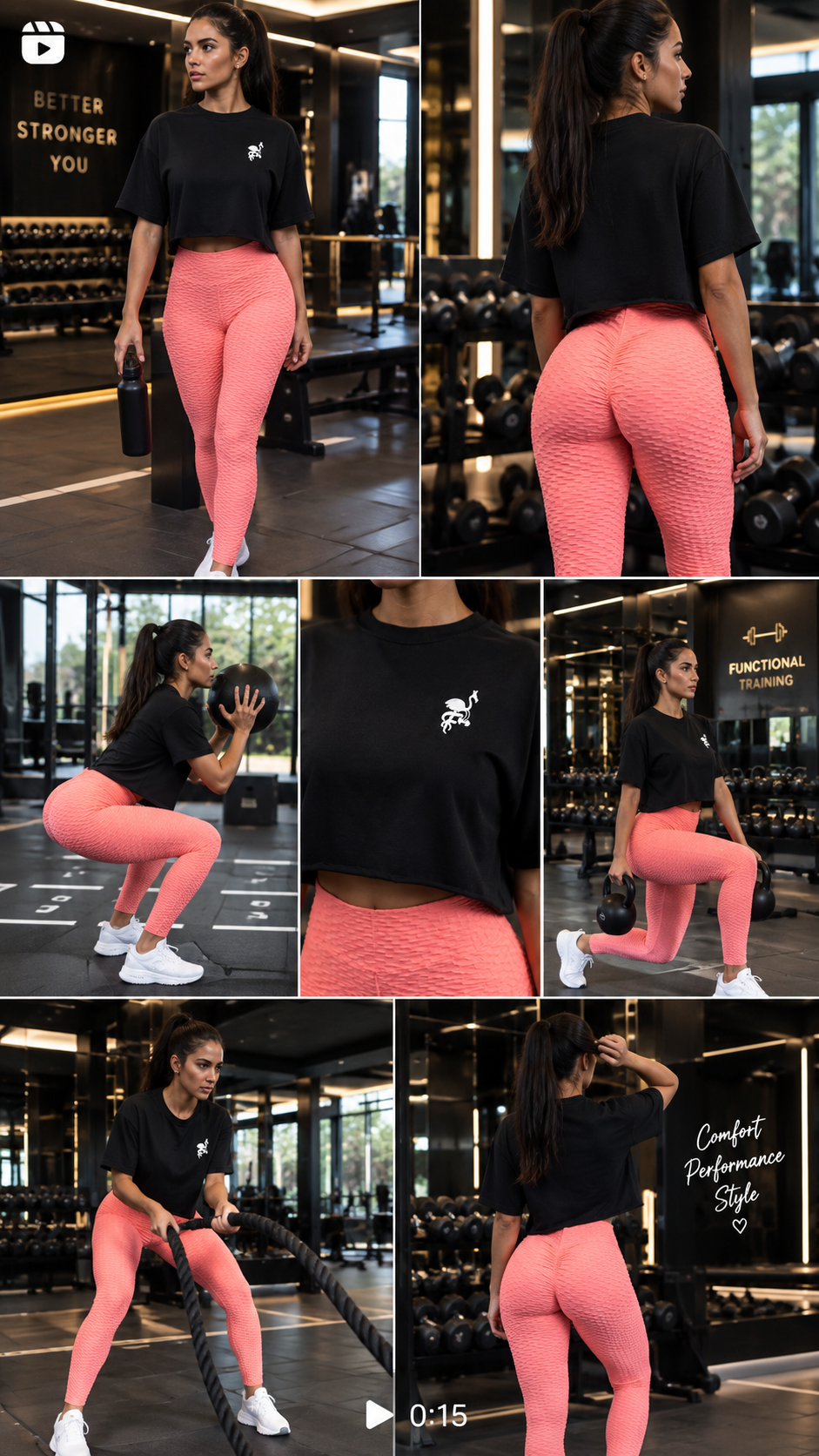 leggings - ORANGE
