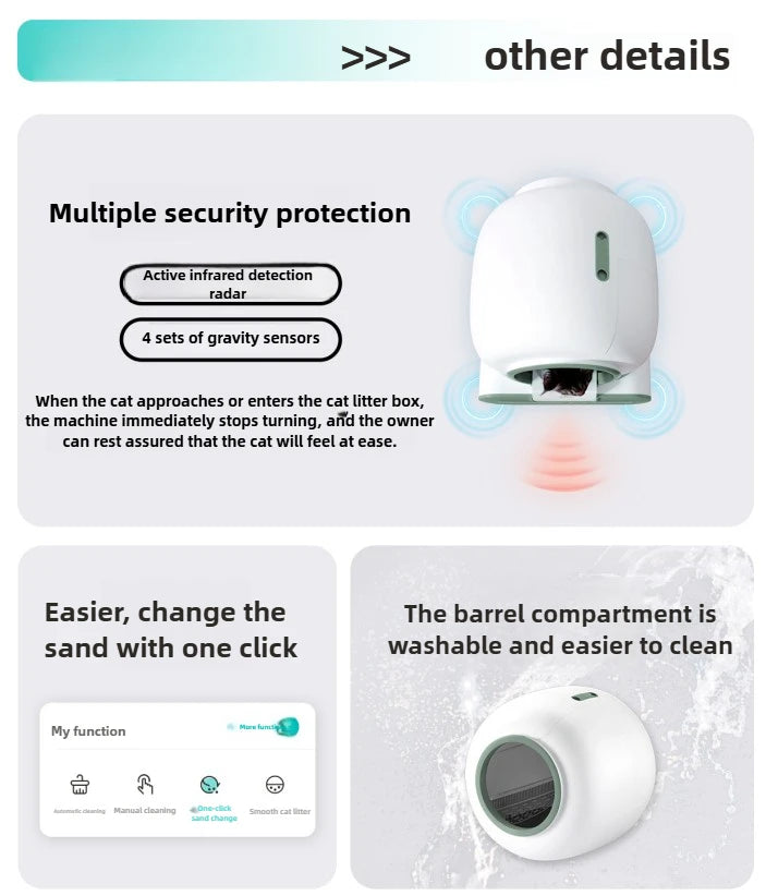 Lettiera Automatica   - Smart Cat Litter Box